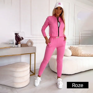 Women's 3-piece zip-up tracksuit