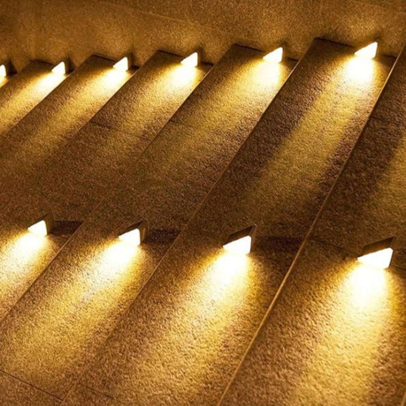 Solar Powered Stair Lights